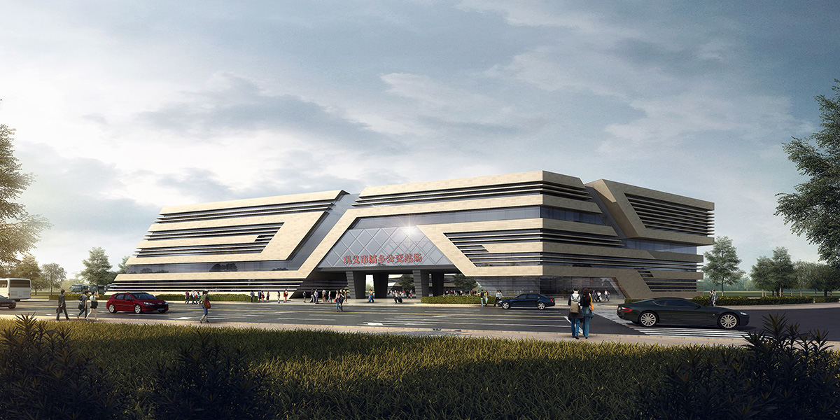 鞏義市五里堡城鄉(xiāng)客運(yùn)公交場站綜合樓、維修車間幕墻外裝飾工程